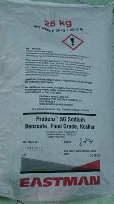 Chất bảo quản, chống mốc Sodium Benzoate - Estonia